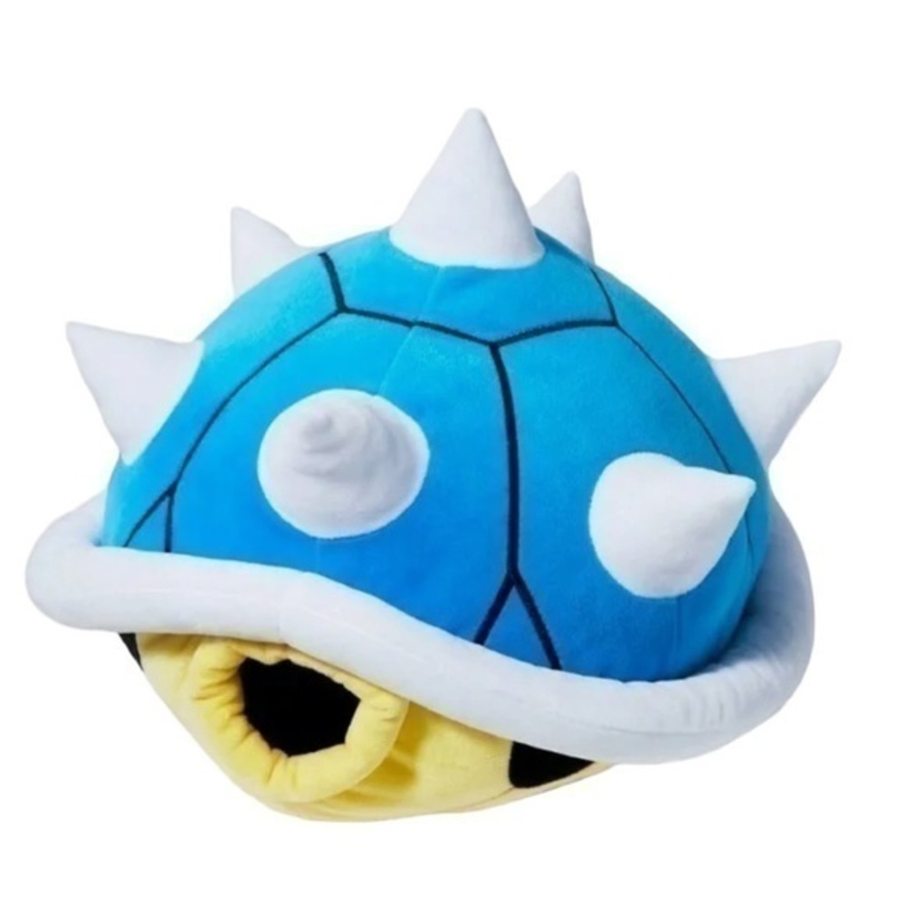 NINTENDO MARIO KART 14" BLUE SHELL Authentic Decorative Childs Kids Pillow